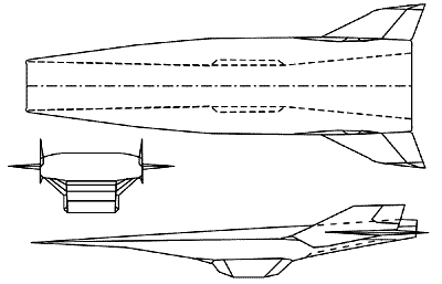 Схема X-43A